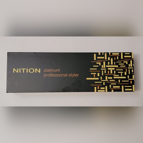 NITION Pro Salon Hair Straightener Argan Oil Ceramic Tourmaline Titanium - Picture 10 of 15